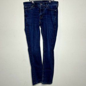 Dark Wash Stretch Langdon Skinny Jeans Men's Size 32W 34L